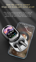 Écouteurs sans fil Traducteur intelligent IA avec Longue Autonomie de Batterie, Écran tactile intelligent et Réduction du Bruit, Casque Intra-auriculaire pour les Voyages