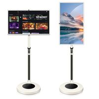 NASM tv portabel 32 inci layar pintar layar sentuh tv portabel dapat diisi ulang lcd TV pintar