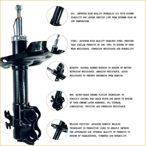 Amortisseurs de voiture avant arrière d'usine TNG pour <span class=keywords><strong>TOYOTA</strong></span> <span class=keywords><strong>TOWN</strong></span> <span class=keywords><strong>ACE</strong></span> NOAH LITE <span class=keywords><strong>ACE</strong></span> NOAH 2WD 343357 343358 48500-28240 48531-28480 - Product Image 4