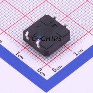 TS-1003-BR05016 Tactile Switch Through hole-4P,12x12mm Switch Single Pole Single Throw Round Button 1.6N Through Hole - Product Image 2