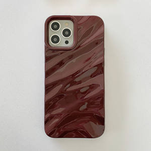 Funda para iPhone 16e, con diseño de ondas brillantes, efecto de agua, protección total y a prueba de golpes, agradable al tacto. - Product Image 4