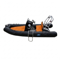 Bateau pneumatique à coque rigide en aluminium Hypalon Hedia CE Rib 430 cm de Hedia
