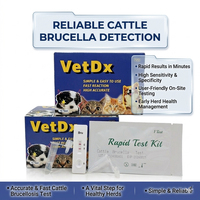 Pruebas de diagnóstico rápido para ganado, kit de prueba rápida para la detección de anticuerpos contra la tuberculosis bovina