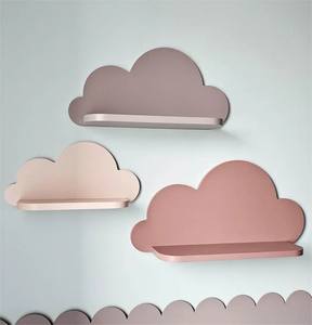 Nube mensola per bambini e bambini camera decorazioni murali Set di 3 decorazione da parete mensola per bambini - Product Image 4