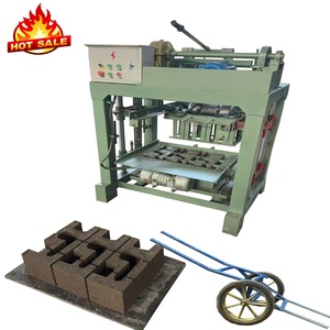 Baixo preço QT4-2B Tijolo Oco Concreto Que Faz A Máquina De Cimento Semiautomático Bloco Oco Tijolo Fazendo Linha De Produção De Máquinas - Product Image 2