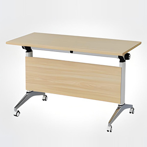 Văn phòng có thể gập lại đào tạo đồ nội thất di động gấp phòng bảng có thể điều chỉnh với bánh xe họp máy tính xách tay ráp Bàn và ghế - Product Image 5