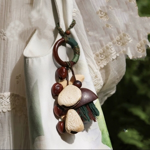 Wholesale Handmade Natural Seed Pod Sound Healing Chime, Fruit Shell <b>Car</b> Hanging <b>Ornament</b> For Yoga Meditation Gift - Product Image 4
