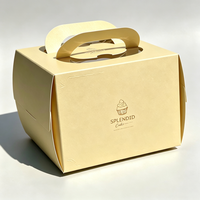 Emballage pour pâtisserie, impression UV, boîte cadeau en carton pliable, impression de logo personnalisée, boîte à pain en papier, écologique, recyclable