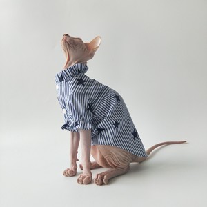 Ropa de gato para primavera y verano, camiseta de fiesta de boda, ropa suave para <span class=keywords><strong>Sphinx</strong></span>, gatos sin pelo, mascotas, novedad de 2023 - Product Image 4