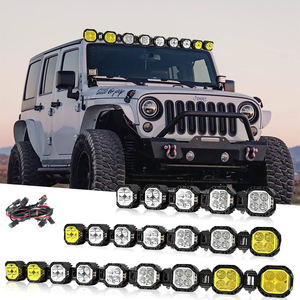 Nuova Barra Luminosa LED RGB DRL Modulare Personalizzata da 20/40/50 Pollici per Portapacchi, 6500 <span class=keywords><strong>Lumen</strong></span> per Veicoli 12V-24V, 4WD, SUV, Camion, Fuoristrada - Product Image 1