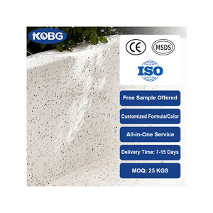 Revêtement liquide pré-mélangé écologique KOBG, résine multicolore, <span class=keywords><strong>pierre</strong></span> lavée pour la décoration des sols et des murs intérieurs - Product Image 1