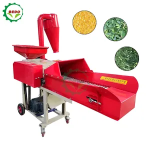 Corn Stalk Crushing Horse Cattle And Sheep Household Wet And Dry Straw Hay Cutter Feed Grinder Guillotine Kneading Machine