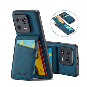 Custodia a portafoglio in pelle PU di qualità con cavalletto e slot per schede per cover posteriore della custodia <span class=keywords><strong>Xiaomi</strong></span> <span class=keywords><strong>13</strong></span> Pro - Product Image 1