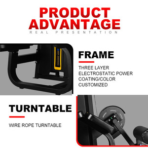 Machine de musculation pour les jambes, type leg curl, haute qualité, <span class=keywords><strong>Yongwang</strong></span> YW-1725, acier Q235, à usage universel. - Product Image 4