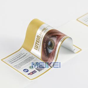 Stampa personalizzata impermeabile rotolo etichetta argento opaco Bopp etichetta adesiva per bottiglia - Product Image 4