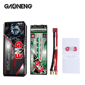 Gnb gaoneng 6000mAh 2S 2S2P 7.4V เคสแข็ง140C 6.0mm bullet แบตเตอรี่ Lipo ในตัวสำหรับ1:10 1/10รถแข่ง RC - Product Image 6