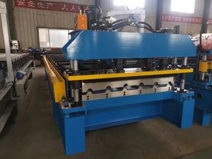 간단한 작동 하이 퀄리티 단일 레이어 PPGI <span class=keywords><strong>750</strong></span> 프로필 사다리꼴 Ibr 지붕 시트 프레스 롤 성형 기계 만들기 - Product Image 4