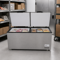 Vente directe usine : Réfrigérateur commercial pour îlot, Congélateur coffre ouvert pour supermarché, Congélateur horizontal, Réfrigérateur horizontal
