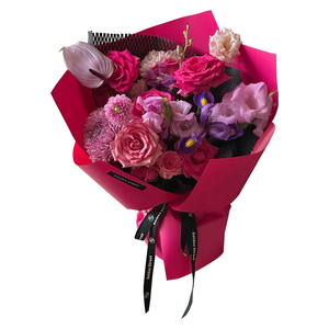 Papier d'emballage floral mat épaissi en gros, imperméable, style coréen Ouya, couleur unie, pour cadeaux et emballages floraux - Product Image 2