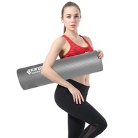 De alta densidad Anti-lágrima multi-color ejercicio balance NBR estera de Yoga con correa y bolsa