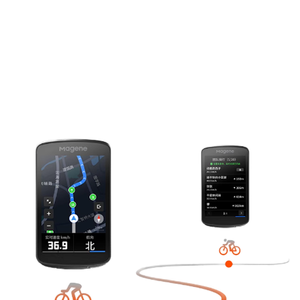 Wireless Digital Road Bike <b>Computer</b> Smart <b>Touch</b> <b>Screen</b> GPS IPX7 Waterproof Rechargeable Battery Voice Guide C706 Model - Product Image 1