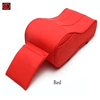 Coussin d'accoudoir universel pour voiture 2024, en cuir PU noir, décoration intérieure, accessoires de voiture