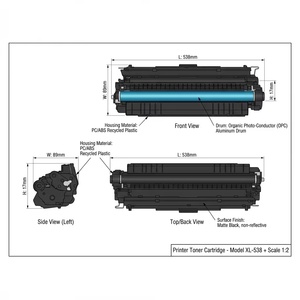 Cartucho de Tóner Láser a Todo Color W1106A 106A Compatible con <span class=keywords><strong>HP</strong></span> 107a <span class=keywords><strong>107w</strong></span> MFP 135a 135w 137fnw, Empaque a Granel para Impresora de Oficina - Product Image 3