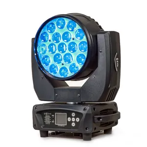 19 Fokussieren des Zoom Wasch licht 19Pcs X 15W Rgbw 4 In1 LED Bienen auge 19Pcs LED Aura Zoom Moving Head Light