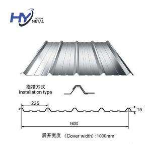 Lamiere per Tetti in Acciaio Zincato Preverniciato Ondulato HONGYE ASTM A792 con Servizio di Taglio - Product Image 2