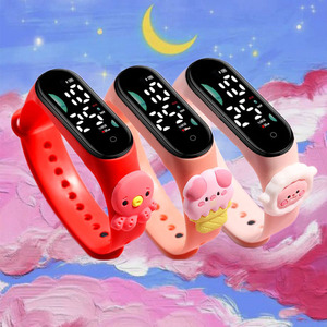 <span class=keywords><strong>Montre</strong></span> électronique LED pour enfant, <span class=keywords><strong>montre</strong></span> de dessin animé, étanche, cadeau, <span class=keywords><strong>montre</strong></span> pour garçons et filles, <span class=keywords><strong>bracelet</strong></span> décontracté, <span class=keywords><strong>montre</strong></span> numérique de sport - Product Image 2