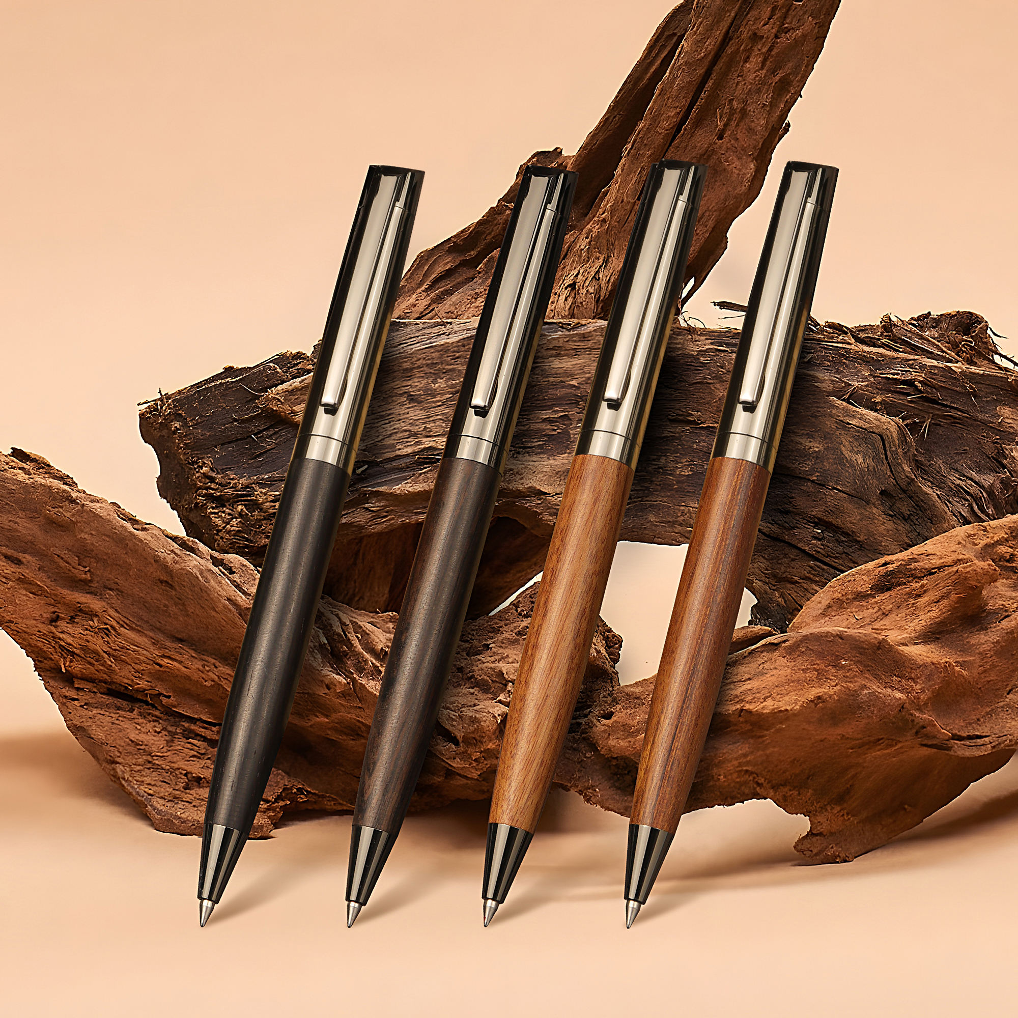 Alibaba Promotional Pen Gift Sets Luxury Eco-Friendly Wooden