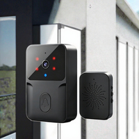 Sonnette vidéo Wi-Fi intelligente X9 avec interphone bidirectionnel, caméra de sécurité domestique alimentée par batterie, sonnettes vidéo