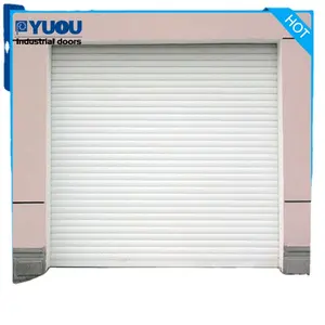 Automatic Residential Overhead Aluminum Roller Shutter Door | Exterior Metal Roll Up Gate For Car Garage