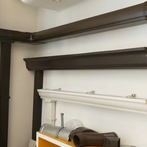 Vente en gros SANGOBUILD, garantie 5 ans, installation facile, système de drainage de toit pour hôtel, <span class=keywords><strong>gouttière</strong></span> en aluminium coloré de 7 pouces - Product Image 1