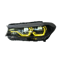 Ensemble de phares LED de haute qualité SJC Auto avec DRL jaune blanc ambre pour BMW Série 5 G30 G38 2018-2020, phare avant