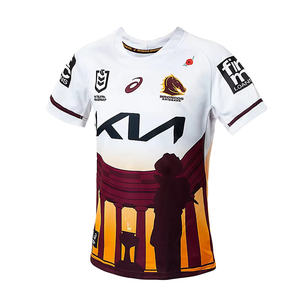เสื้อเจอร์ซีย์รักบี้ลีก NRL ซิดนีย์ รูสเตอร์ส ปี 2024 แบบสั่งทำพิเศษ พร้อมชื่อและหมายเลข  ผ้าโพลีเอสเตอร์แบบซับลิเมชั่น สำหรับผู้ชาย  ชุดกีฬาฟุตบอลออสเตรเลีย - Product Image 2