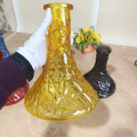 Bol en silicone multicolore pour narguilé, bouteille et fond en verre coloré Accessoires pour narguilé