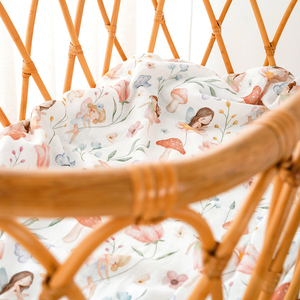 Kangobaby بيع بالجملة بطباعة مخصصة للأطفال من مواد قطن الخيزران بطانيات قماط ناعمة جيدة التهوية - Product Image 5