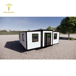 Modern Prefabricated Small Houses Movable Light Offices With 5 Bedrooms And -20 Prefab Plastic House Panels.
