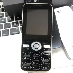 Ready to ship 4 SIM card 2.4inch screen size feature phone audio video playback supports multiple language