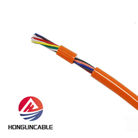 Câble de connexion flexible TVUR TEUR, gaine en polyuréthane PUR, résistant à l'usure, câble souple pour connexion de contrôle industriel