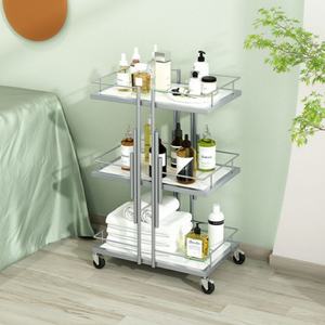 Design Hair <b>Salon</b> Trolley Nail Shop Trolley Beauty Trolley With Lockable Wheels - Product Image 5