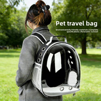 Sac à dos pour animaux de compagnie, capsule pour chat et petit chien, grande capacité, respirant, pour animaux jusqu'à 8 kg