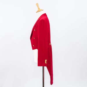 <span class=keywords><strong>Veste</strong></span> en velours rouge pour <span class=keywords><strong>homme</strong></span>, Blazer, manteau, pantalon, costume <span class=keywords><strong>de</strong></span> mariage - Product Image 2