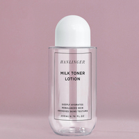 Lotion Tonique Lactée de Luxe au Céramide Marque Privée Han Linger 200ml – Spray Hydratant Anti-Âge pour le Visage et Soin de la Peau
