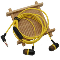 Vendeur chaud 3.5mm Hifi stéréo dans l'oreille casque mains libres filaire écouteurs pour téléphones mobiles