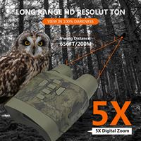 Binoculares de visión nocturna 4K NV4000 Gafas de visión nocturna Pantalla de 3 '5X Zoom digital Botón retroiluminado 300m Vista Táctica Alcance de caza