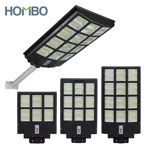 HOMBO New Design Solar betriebene wasserdichte Solar-LED-Straßen laterne mit hohem Lumen im Freien