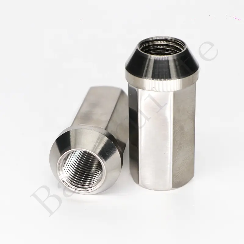 M12 M14 Titanium Open Ended Lug Nuts Anti Theft Opening Titanium Wheel Nut titanium open ended lug nuts For Auto Parts