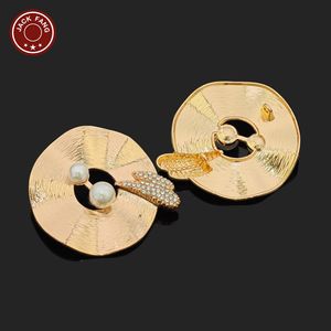 Botones Metálicos con Vástago, Botones Personalizados con Formas Irregulares, Logotipo Grabado, Botón de Perla Dorada para Ropa - Product Image 6